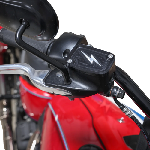 Thrashin #TSC-3176-4 - Master Cylinder Cover - Brake - Front - Black/Twice-Cut