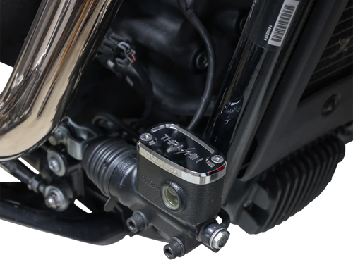 Thrashin #TSC-3177-3 - Brake Reservoir Cap - Rear - Chrome - '18+ Softail