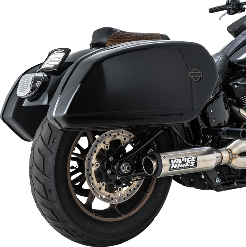 Vance & Hines #27337 - 2-into-1 Supersport Exhaust System - Brushed - Softail