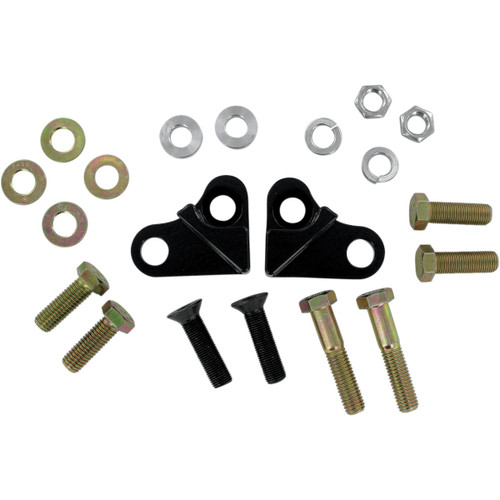 LA Choppers #LA-7500-02 - Lowering Kit - Rear - Lowers 1.5" - Black Powder Coated - '85-'96 FL