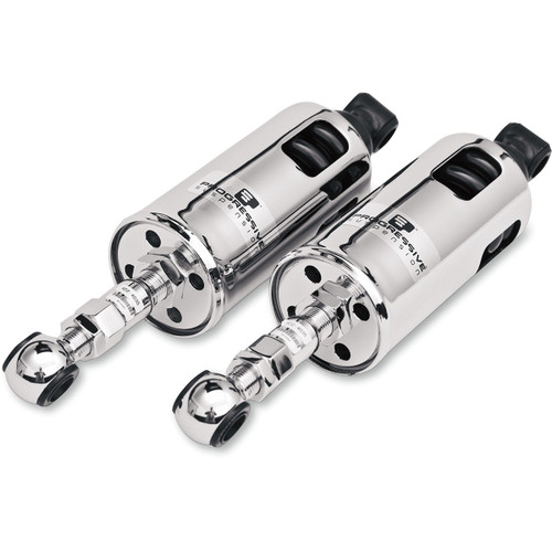 Progressive Suspension #422-4035C - 422 Series Adjustable Shocks - 950 lb/in - Chrome - Standard