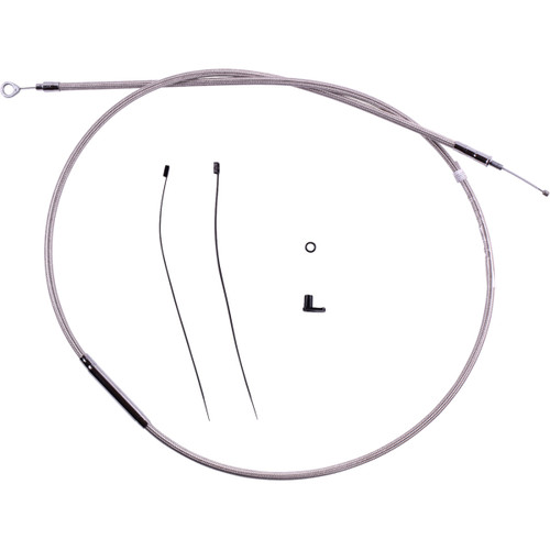 Magnum Shielding #5236-75 - Redesigned Polished Stainless Clutch Cable - 75-3/4"