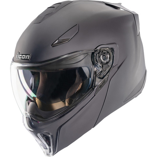 Icon - Threshold™ Modular Helmet - Solid - Matte Black - 3XL