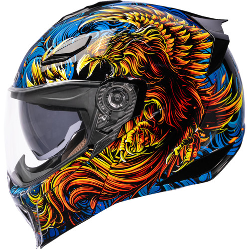 Icon - Threshold™ Modular Helmet - Burn Birdie Burn - Blue - 2XL
