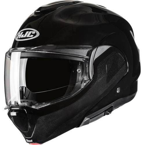 HJC #EH06NUS4XBKV - F100 Modular Helmet - Solid - Black - Small