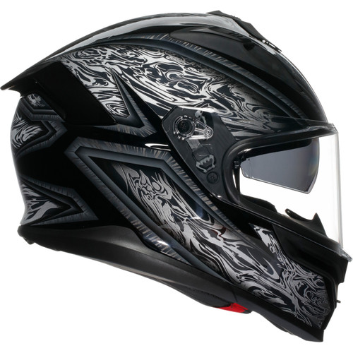 AGV #2118399004-010-XL - K7 Helmet - Damascus - Black/Silver - XL