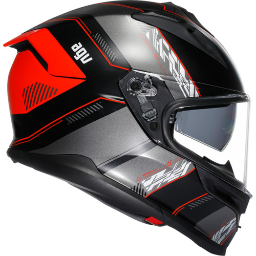 AGV #2118399004-008-M - K7 Helmet - Kyber - Matte Black/Red - Medium