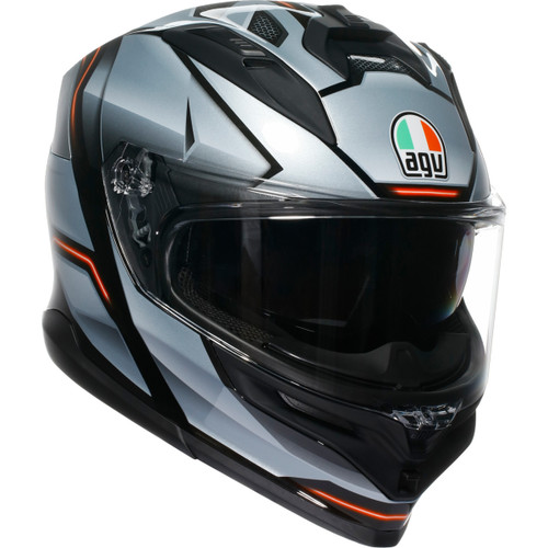 AGV #2118399004-005-XXL - K7 Helmet - Jaeger - Black/Silver - 2XL