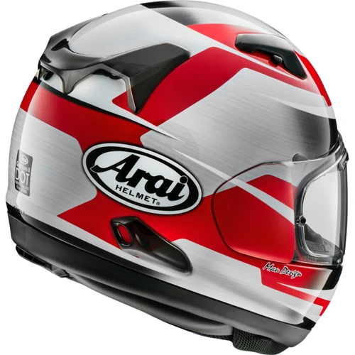 Arai Helmets #0101-18118 - Quantum-X Helmet - Steel - Red - Medium