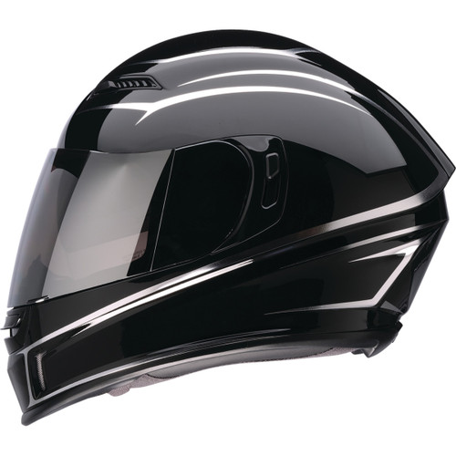 Z1R - Jackal Helmet - Foil - Black/Silver - XS