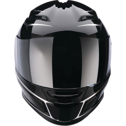 Z1R - Jackal Helmet - Foil - Black/Silver - Large