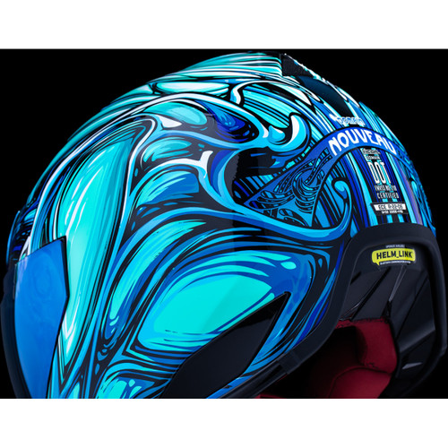 Icon - Domain™ Helmet - Nouveau - Blue - Large