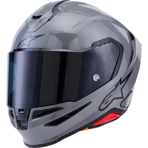 Alpinestars #8202126-1635-XS - Supertech R7 Helmet - 22.06 - Solid - Gloss Gray - XS
