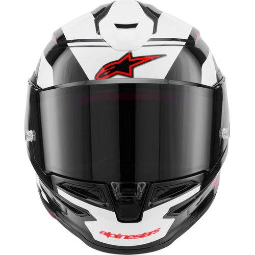 Alpinestars #8203426-1353-XL - Supertech R7 Helmet - 22.06 - A-Core - Gloss Black/White/Red - XL