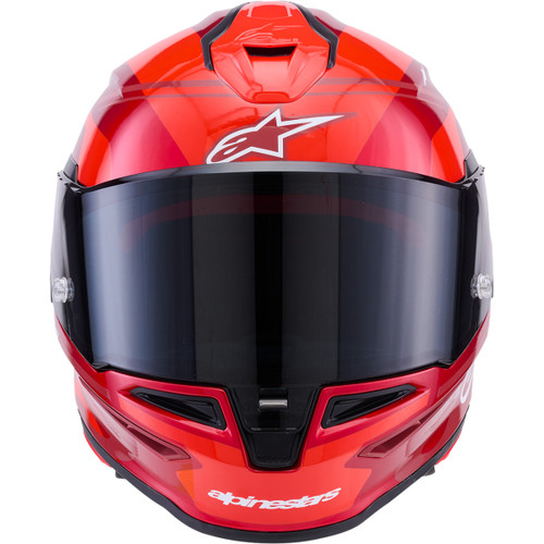 Alpinestars #8203426-3182-2XL - Supertech R7 Helmet - 22.06 - A-Core - Gloss Red/White - 2XL