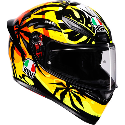 AGV #2118394018-070-L - K1 S Helmet - Tropicrush - Black/Orange - Large