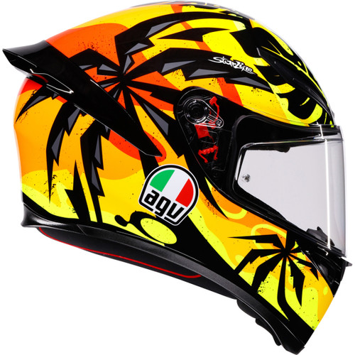 AGV #2118394018-070-L - K1 S Helmet - Tropicrush - Black/Orange - Large