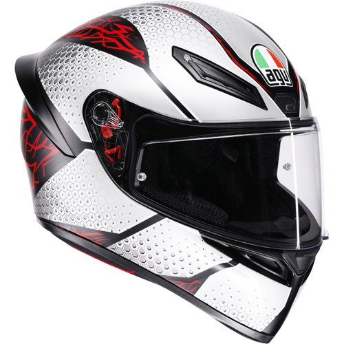 AGV #2118394018-073-S - K1 S Helmet - Speedarmor - Matte Black/Gray/Red - Small