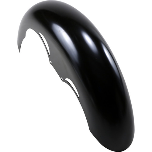 Klock Werks #KWF-01-0106 - Tude Front Fender - Black - 16"-19" - HD Touring/Trike