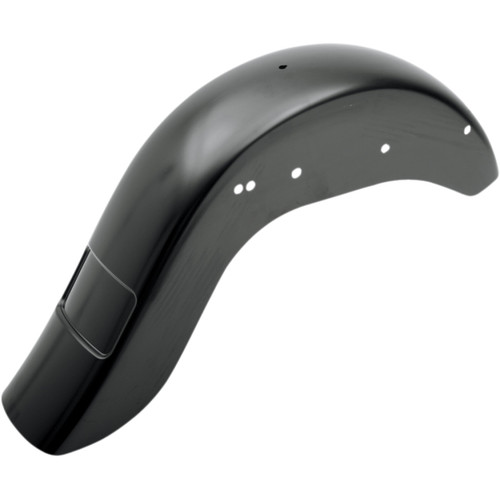 Klock Werks #KWF-02-0400 - Benchmark 4" Stretched Rear Fender - Frenched - Unfinished - For Custom Application - HD