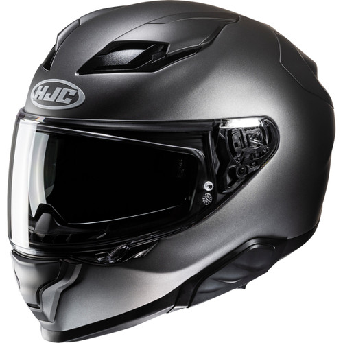 HJC #FA47NUS8SBTV - F71 Helmet - Solid - Semi-Flat Black Titanium - 2XL