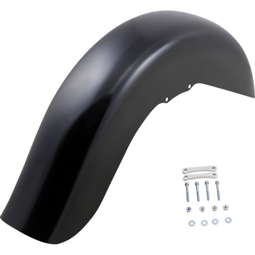 Klock Werks #KWF-01-0100-2014 - Benchmark Front Fender - Non-Raked - Black - 16"-19" - HD Touring/Trike