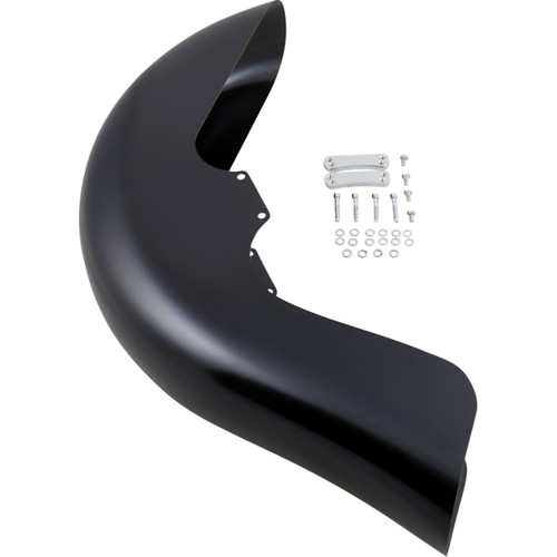 Klock Werks #KWF-01-0245-2014 - Benchmark Front Fender - For Raked Frames - Black - 26" - HD Touring/Trike
