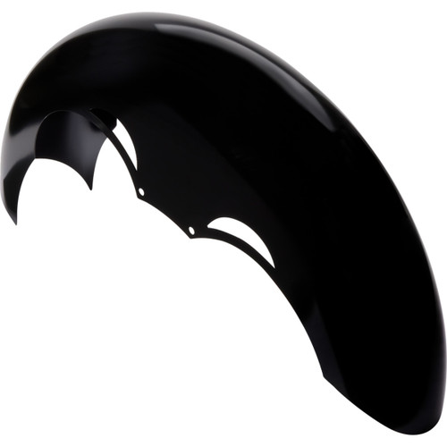 Klock Werks #KWF-01-0107-2014 - Tude Front Fender - Black - 21" - HD Touring/Trike