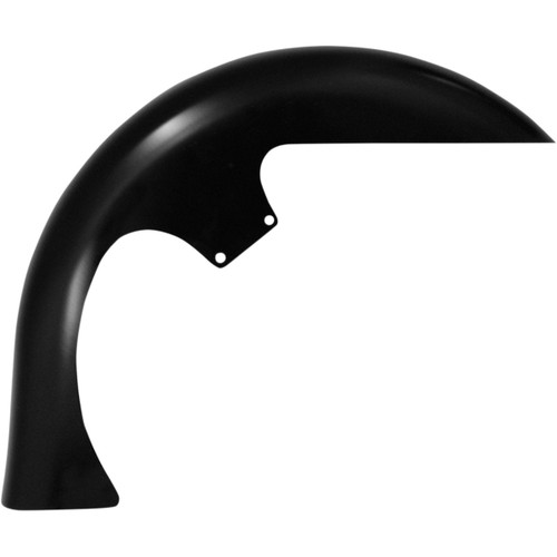 Klock Werks #KWF-01-0250-2014 - Level Front Fender Kit - For Raked Frames - Black - 26" - HD Touring/Trike