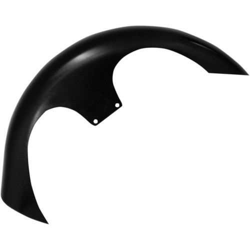 Klock Werks #KWF-01-0261-2014 - Shank Front Fender Kit - For Raked Frames - Black - 26" - HD Touring