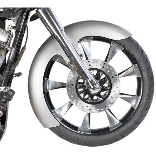 RWD V-twin #RWD-50137 - Custom Dresser Front Fender for 21" Wheel - Steel - LS-2 Style - 5.5" W x 43" L