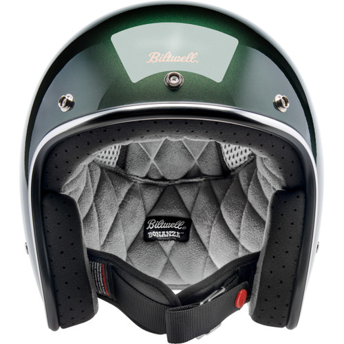Biltwell #1001-324-204 - Bonanza Helmet - Metallic Sierra Green - Large