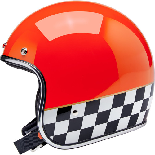 Biltwell #1001-590-201 - Bonanza Helmet - Competition - Orange - XS