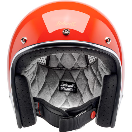 Biltwell #1001-590-204 - Bonanza Helmet - Competition - Orange - Large