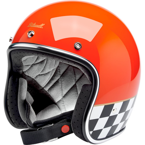 Biltwell #1001-590-206 - Bonanza Helmet - Competition - Orange - 2XL