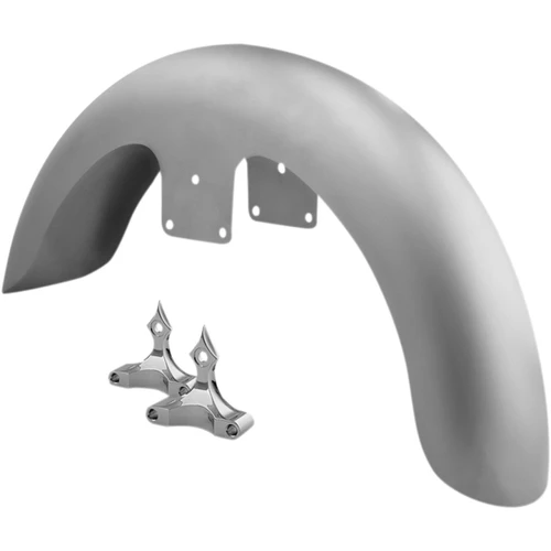 RC Components #FNDRKT14-23RC - Phantom Front Fender Kit with Chrome Adapters - For 23" Wheel