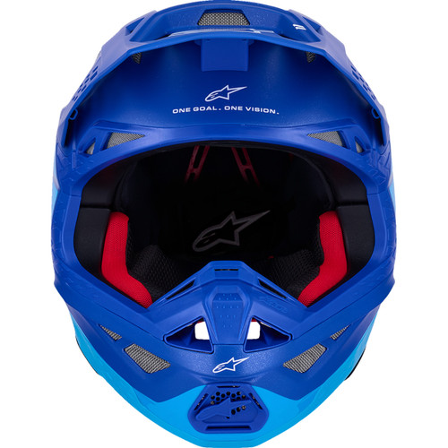 Alpinestars #8301023-7282-XS - Supertech M10 Helmet - Flood - MIPS® - Blue/Black Carbon - XS