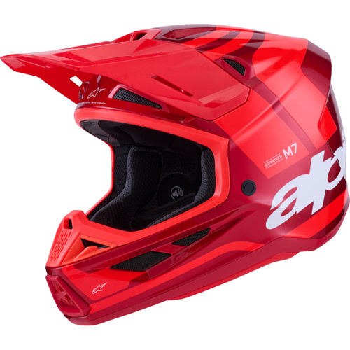 Alpinestars #8301826-3127-S - SM7 Helmet - Core - Gloss Red - Small