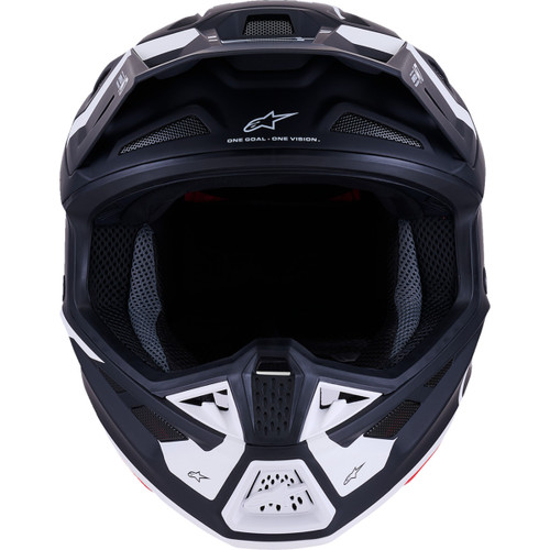 Alpinestars #8302226-1121-XL - SM7 Helmet - Dasher - Matte Black/White - XL