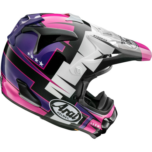 Arai Helmets #0110-9376 - VX-Pro4 Helmet - Battle - Purple - XS