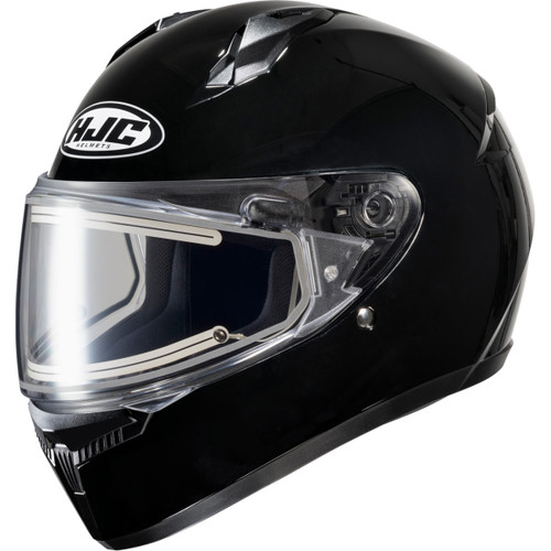 HJC #FP54EUS6XBKV - C10 Snow Helmet - Electric - Solid - Black - Large