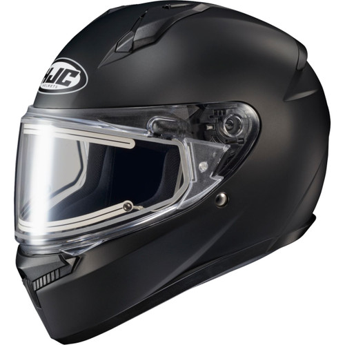 HJC #FP54EUS5XBSV - C10 Snow Helmet - Electric - Solid - Semi-Flat Black - Medium