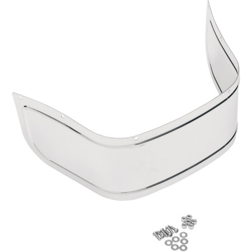 Drag Specialties - Fender Skirt - Front - Chrome