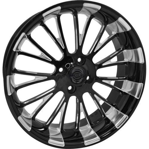 RC Components #0318700-117E-TR - Wheel - Dynasty - Rear - Black Eclipse - 18x7 - Trike