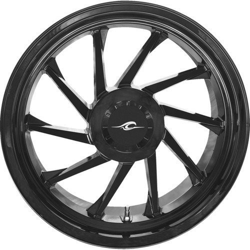 Coastal Moto #3D-HURL-187T-SB - Wheel - Hurricane 3D - Rear Left - Black - 18" - Trike
