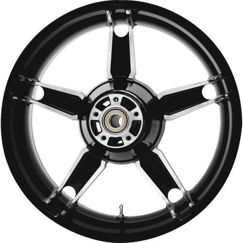Coastal Moto #3D-DAY185BC-ABST - Wheel - Daytona - Rear - Single Disc/with ABS - Black Cut - 18x5.5