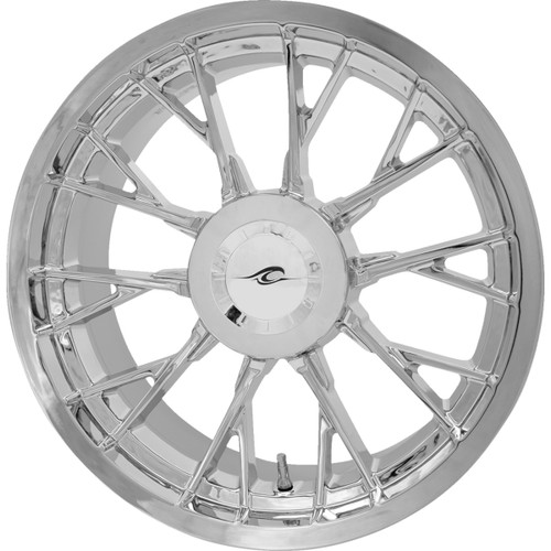 Coastal Moto #3D-MAR-187T-CH - Wheel - Marlin 3D - Rear - Chrome - 18x7 - Trike