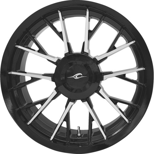 Coastal Moto #3D-MAR-187T-BM - Wheel - Marlin 3D - Rear - Black Cut - 18x7 - Trike