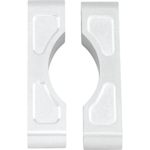 Klock Werks #KWFS-01-0103 - Hugger Front Fender Mounting Blocks - For 16"/17"/18"/19" Wheels - Satin