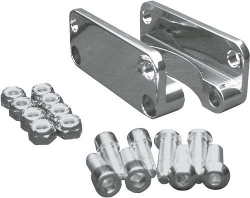 Front Fender Relocator - Chrome